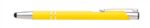 SIONA SOFT TOUCH propiska kov žlutá s potiskem
