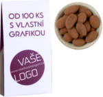 Mandle v mléčné čokoládě a skořici 90 g  s potiskem